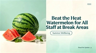 Beat The Heat: אבטיח לכל הצוות באזורי הפסקה